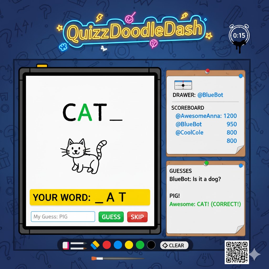 QuizzDoodleDash Icon